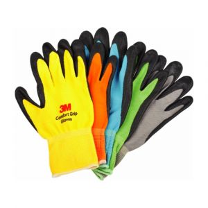 Перчатки 3M Comfort Grip с нитриловым покрытием, 5 цветов