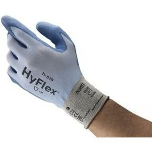 Перчатки против порезов Ansell HyFlex 11-518 (уровень B)