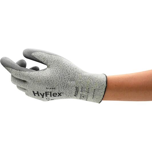 Перчатки против порезов Ansell HyFlex 11-730 (уровень D)