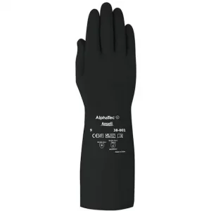Перчатки бутиловые химически стойкие Ansell AlphaTec 38-001